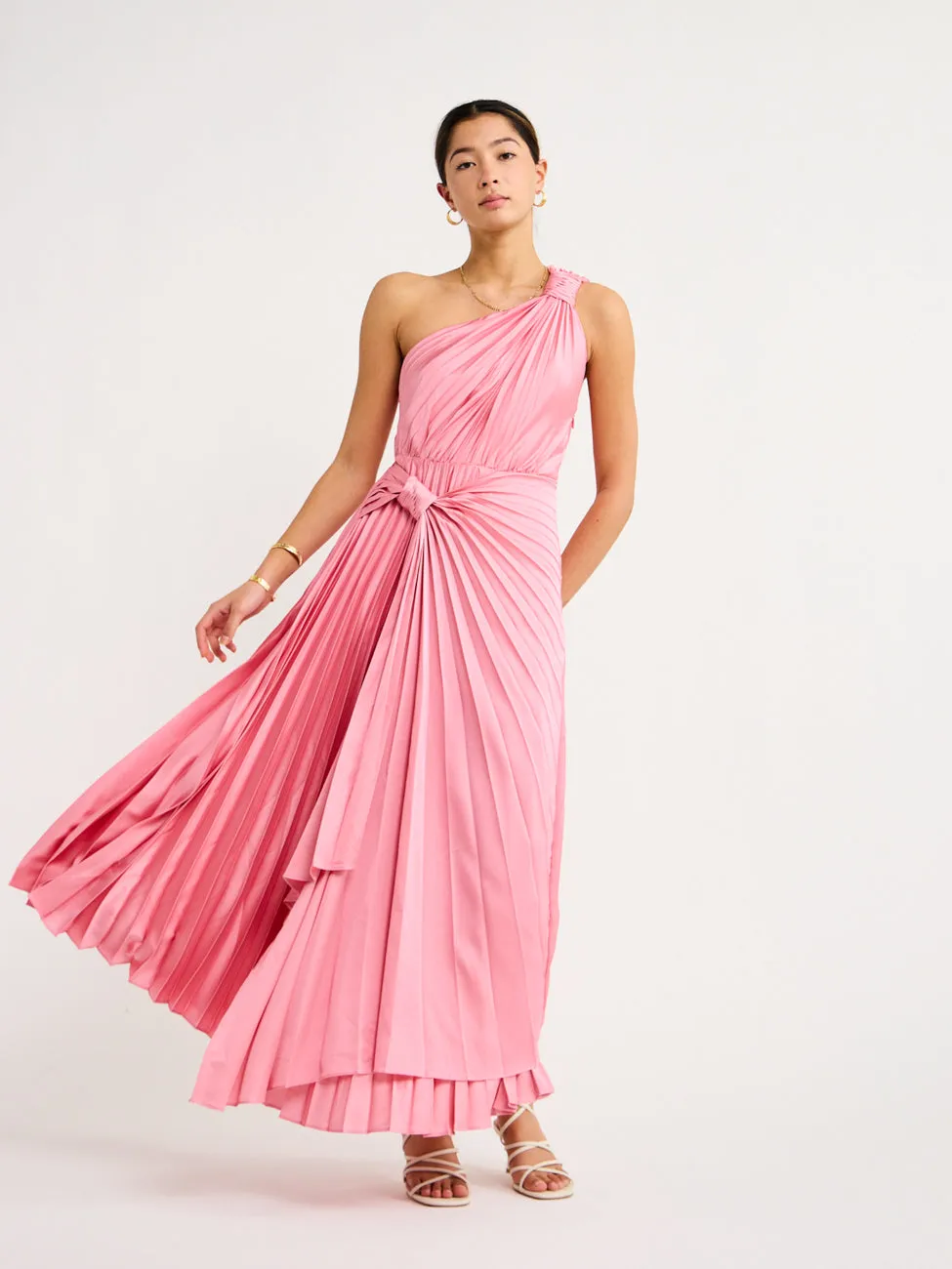 Acler Illoura Dress in Tulip Pink
