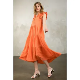 Ann Marie Textured Tiered Maxi THML Dress- SALE