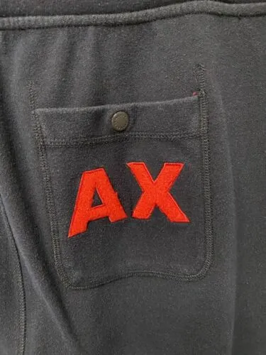 Armani Exchange A|X Logo Track Sweatpants Drawstring Jogger Men's Large