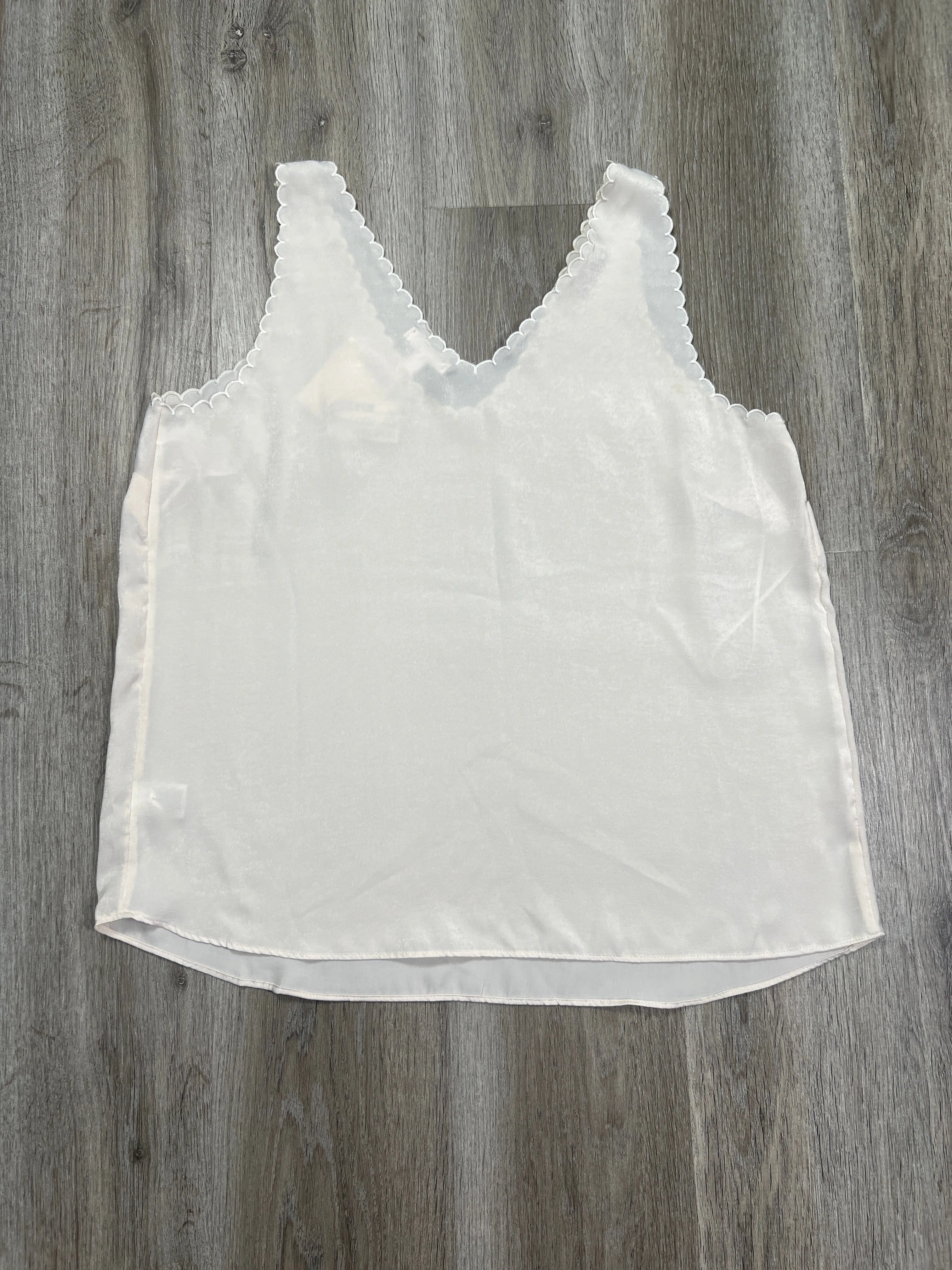 Blouse Sleeveless By Lc Lauren Conrad In Cream, Size: L