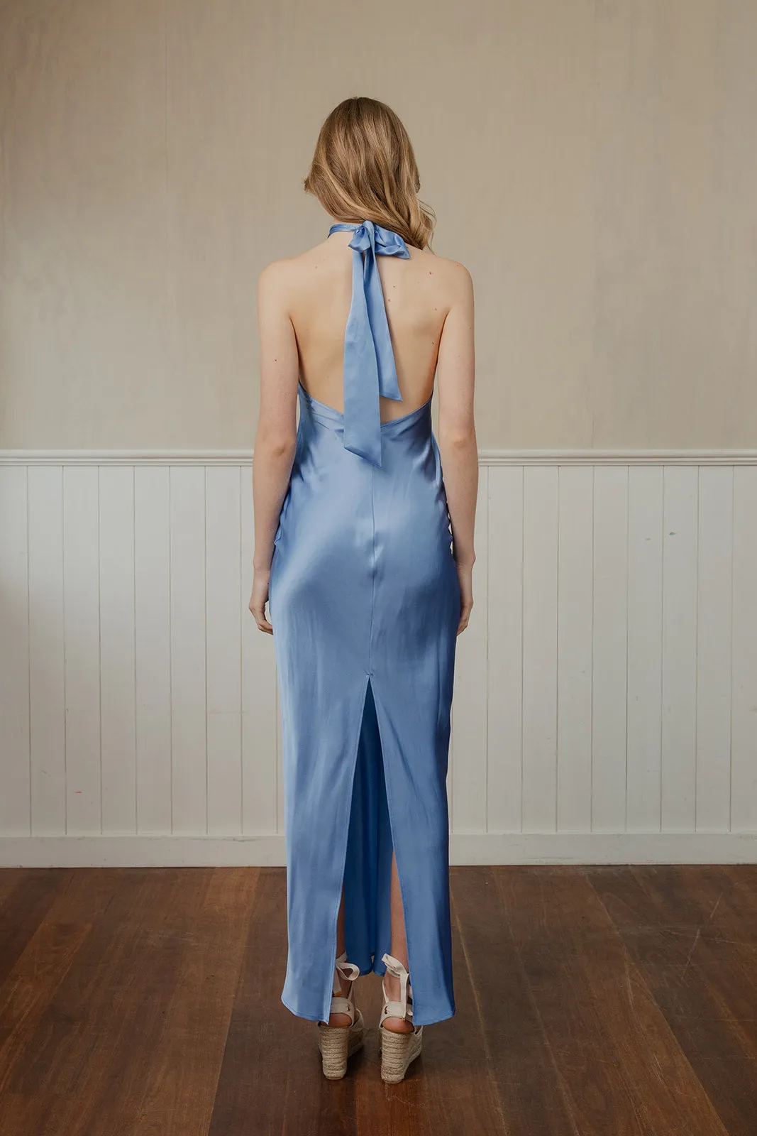 By Your Side Blue Silk
