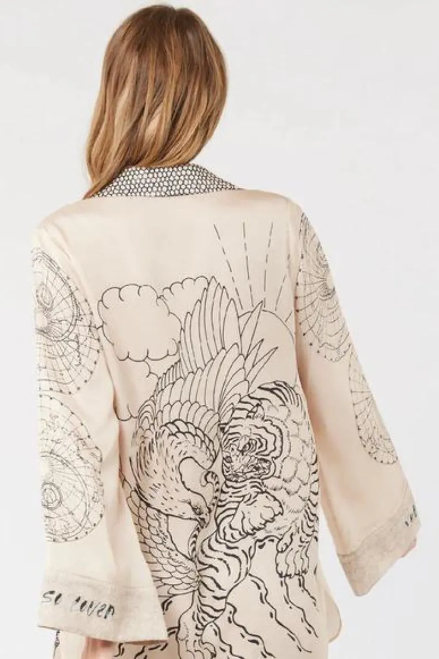 Caroline String Tie Collar Blouse Blossom
