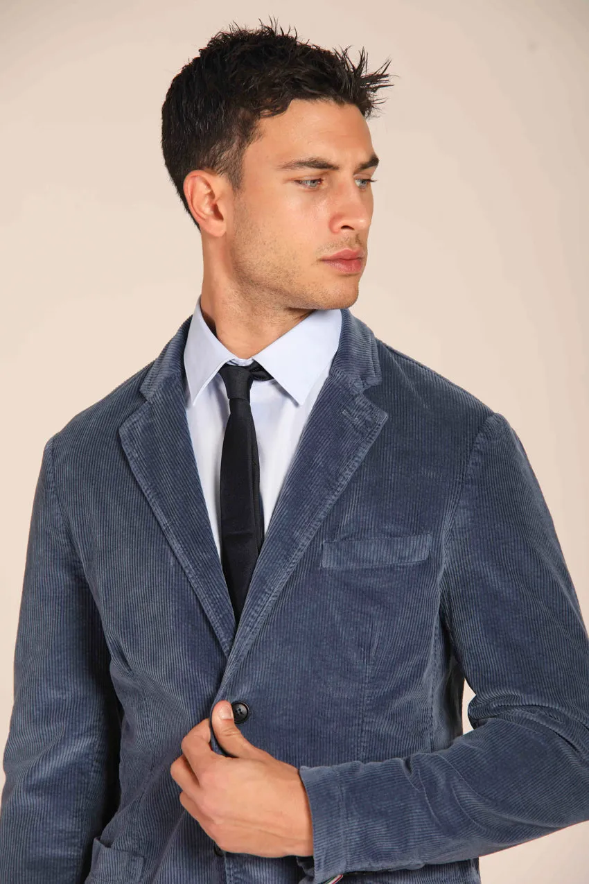 Da Vinci blazer uomo in velluto 500 righe regular fit