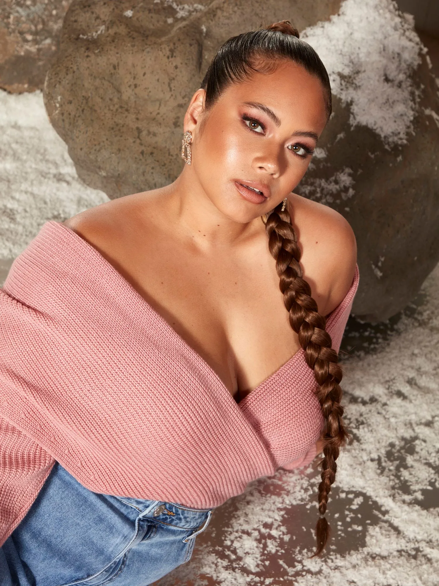 Debi Off The Shoulder Wrap Sweater - Garnerstyle x FTF