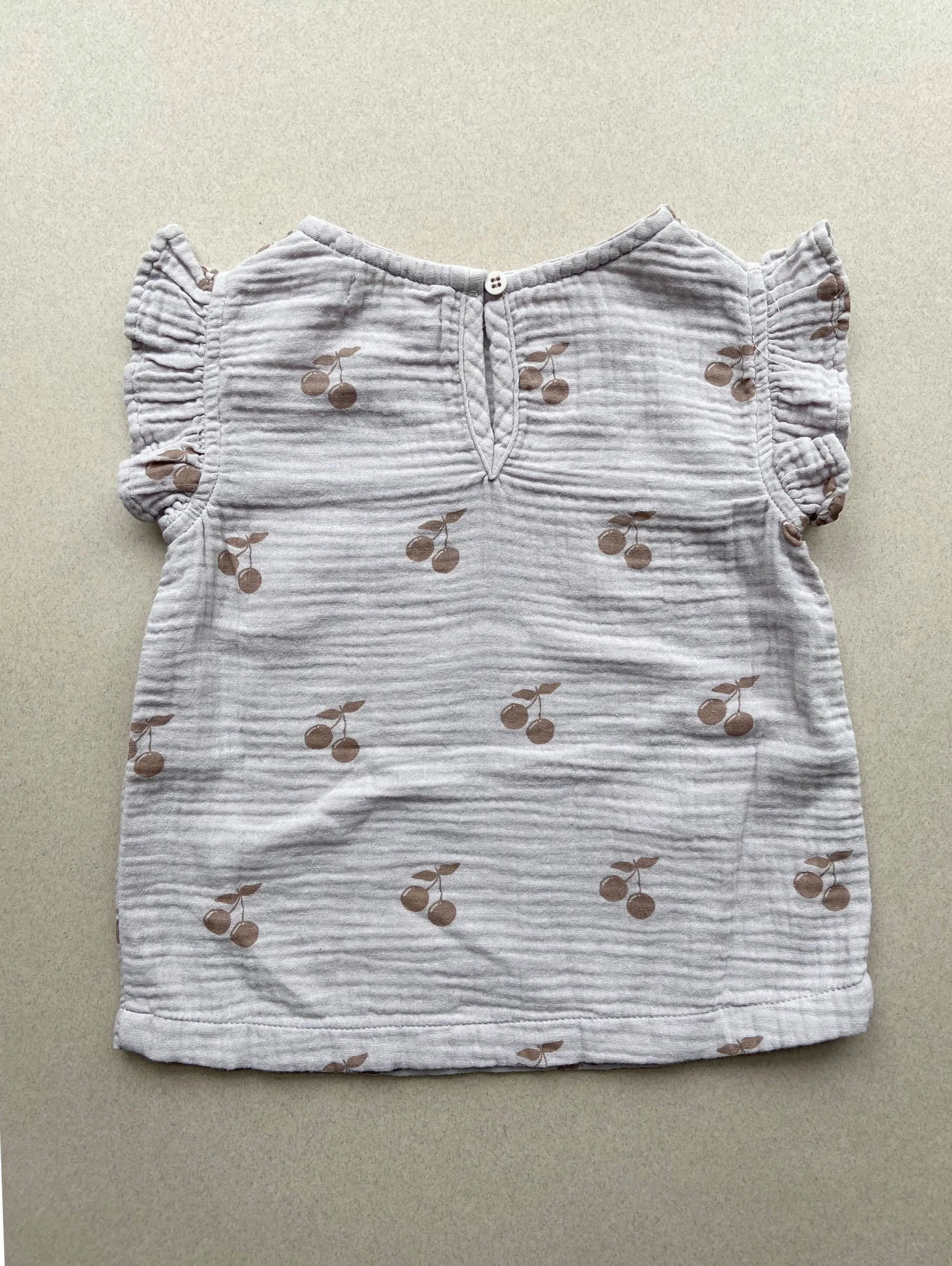 Frill Blouse Cherry