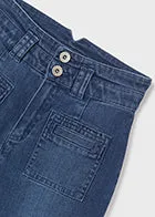 High Waist Denim Short