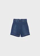 High Waist Denim Short