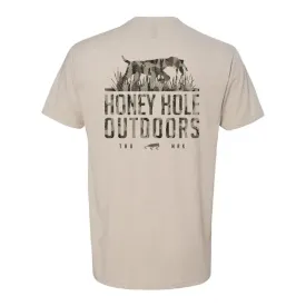 Honey Hole Camo Dog Graphic Tee