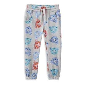 Milky Tiger Fleece Track Pant