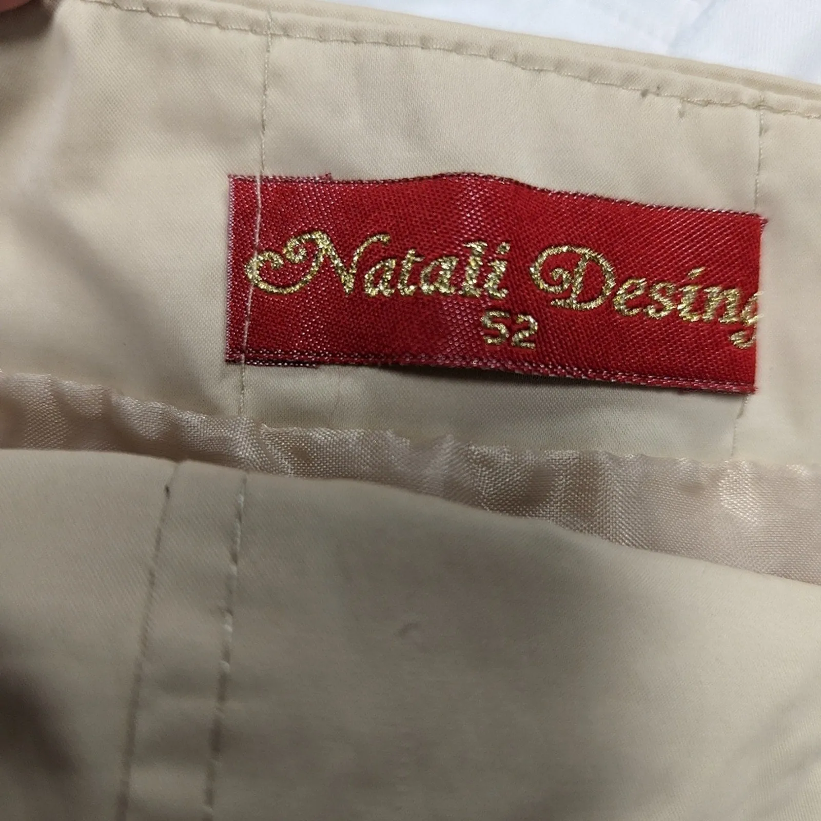 Natali Desing Silk Pencil Skirt
