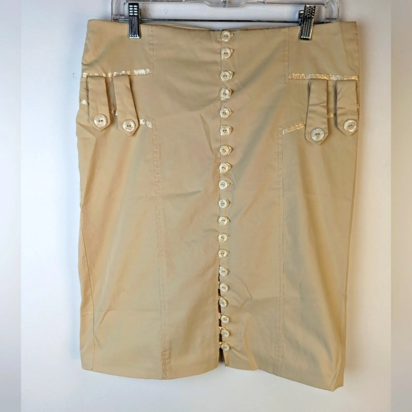 Natali Desing Silk Pencil Skirt
