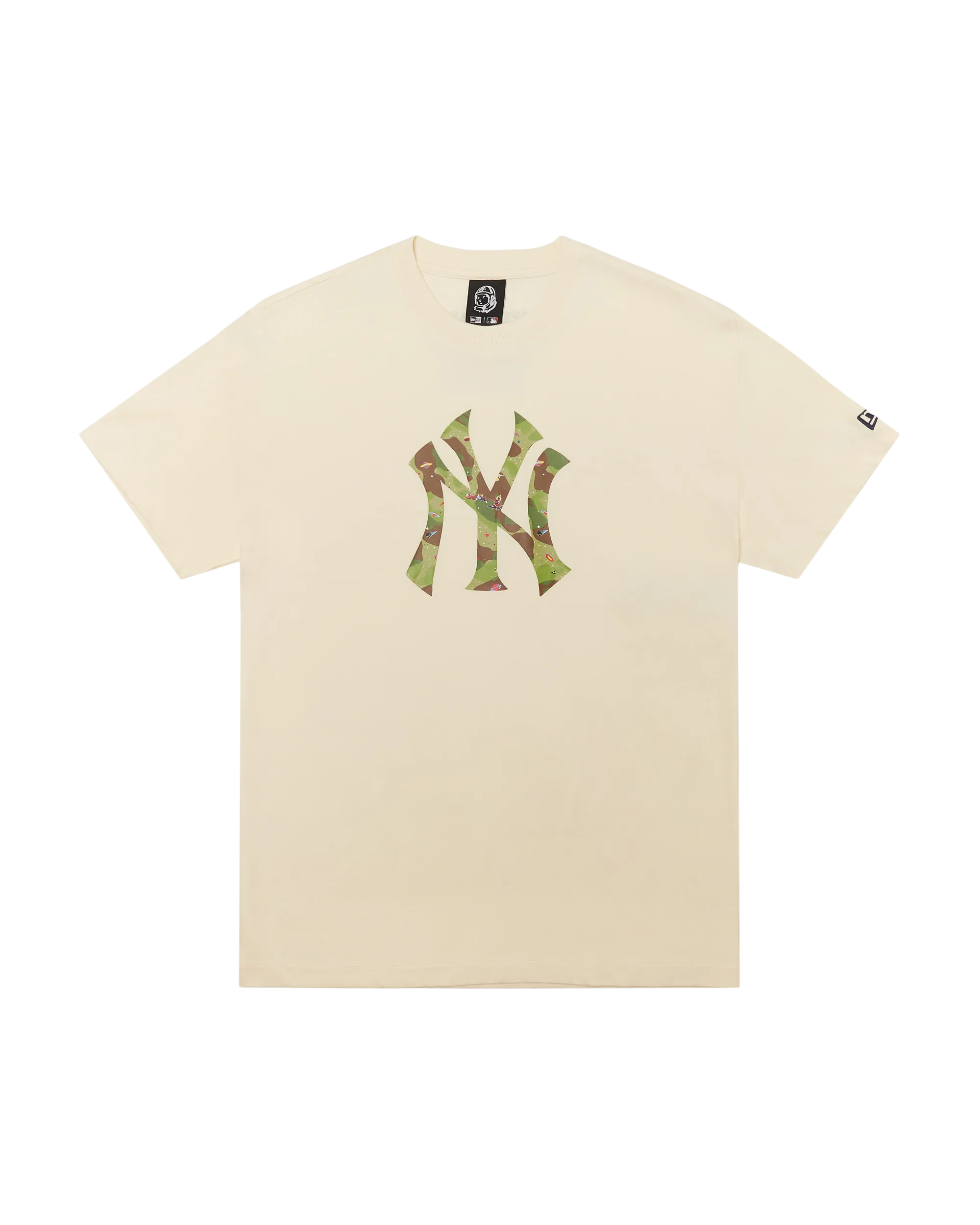 NY Yankees Space Camo Logo Tee