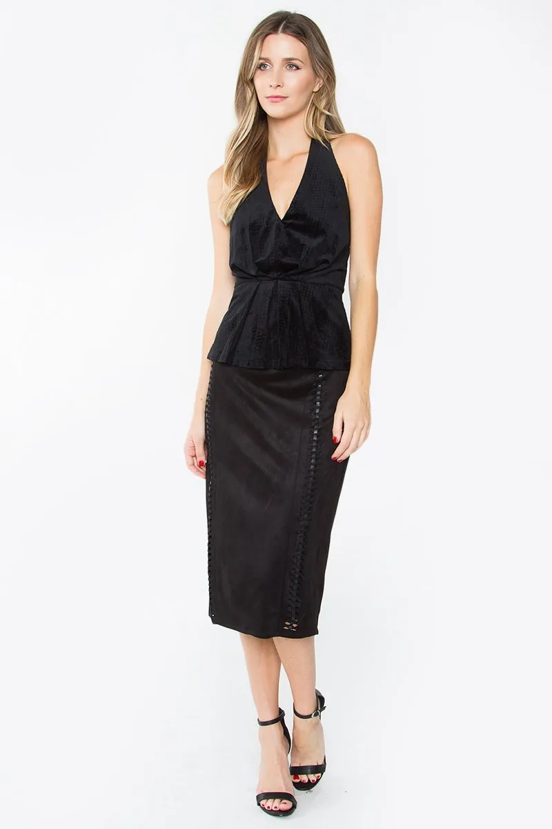 Soft Side Suede Skirt