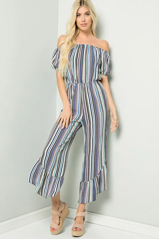 Striped Jumpsuit