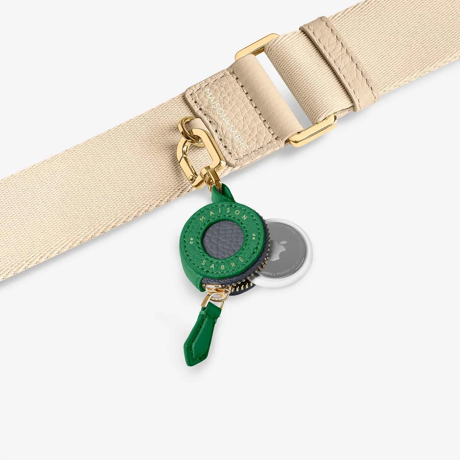 The AirTag Charm - Emerald Graphite