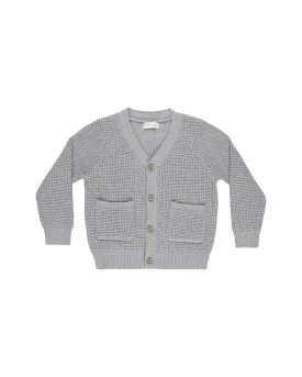 Wynn Cardigan in Dusty Blue