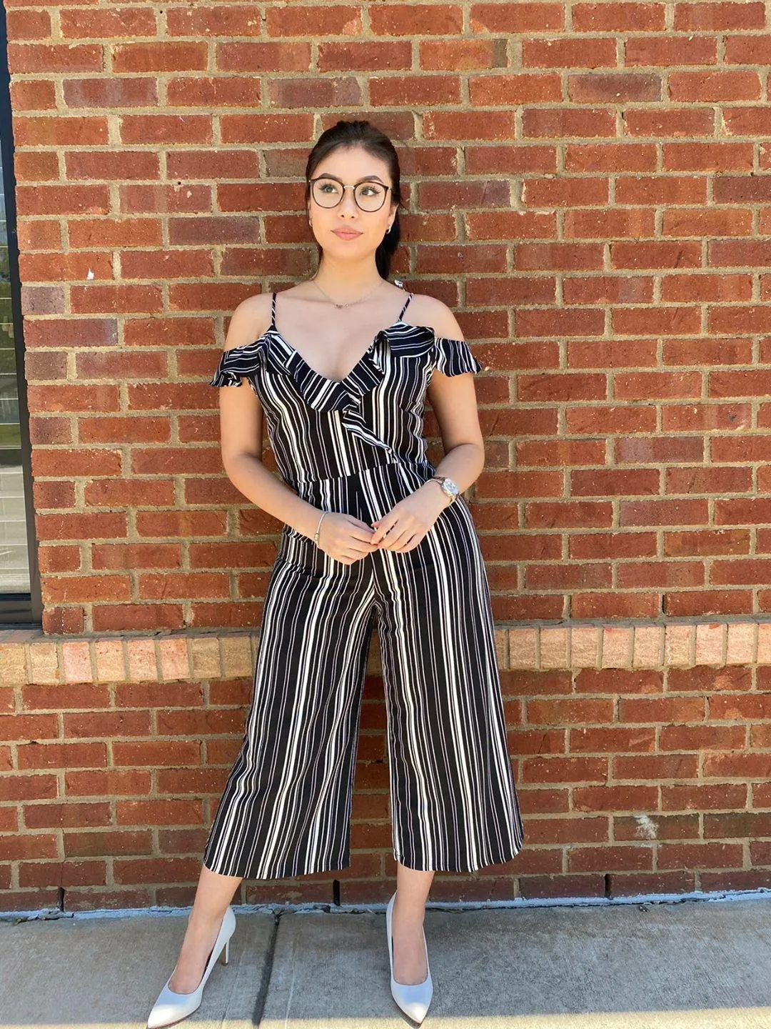 Zari Striped Jumpsuit