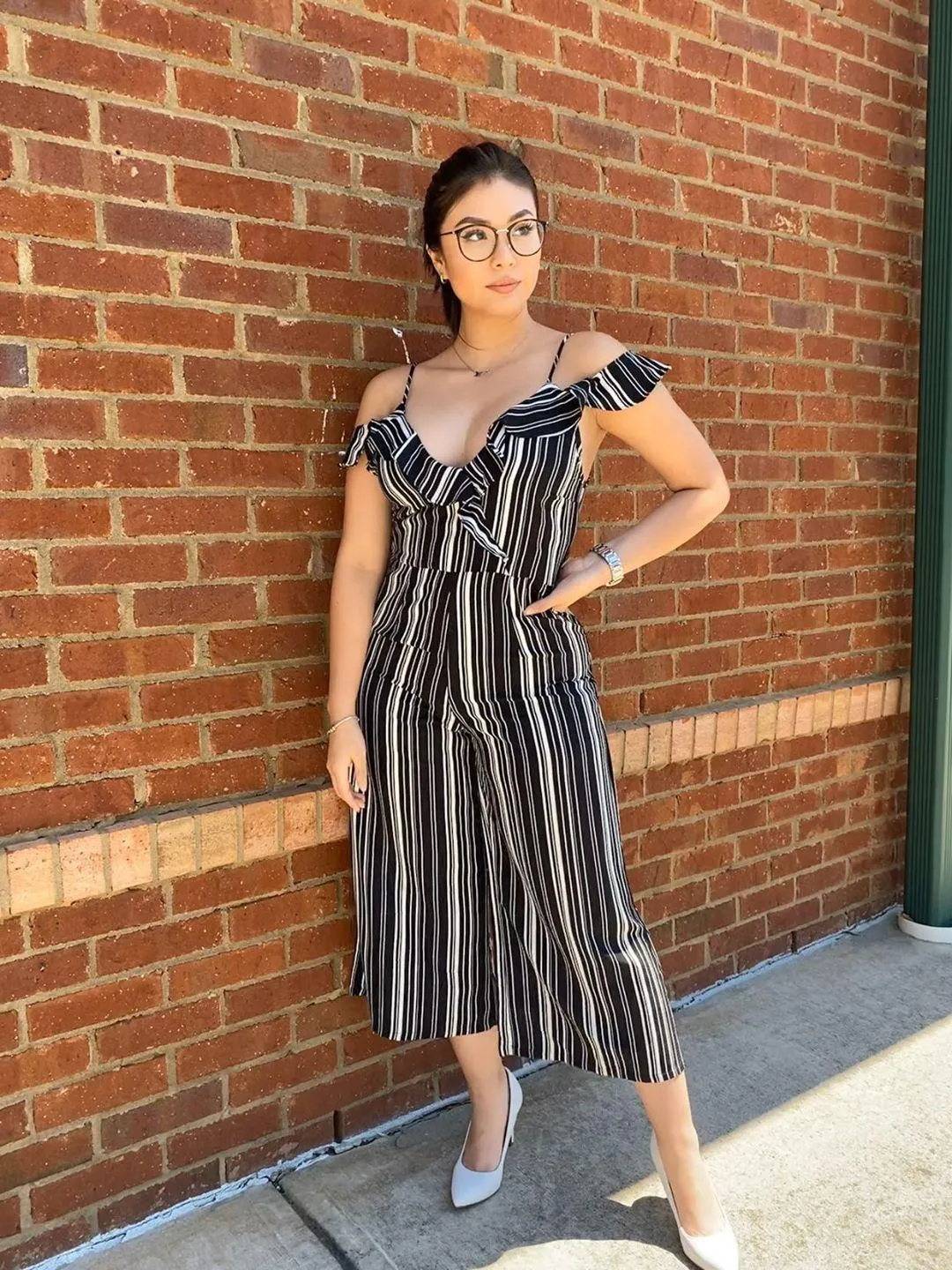 Zari Striped Jumpsuit